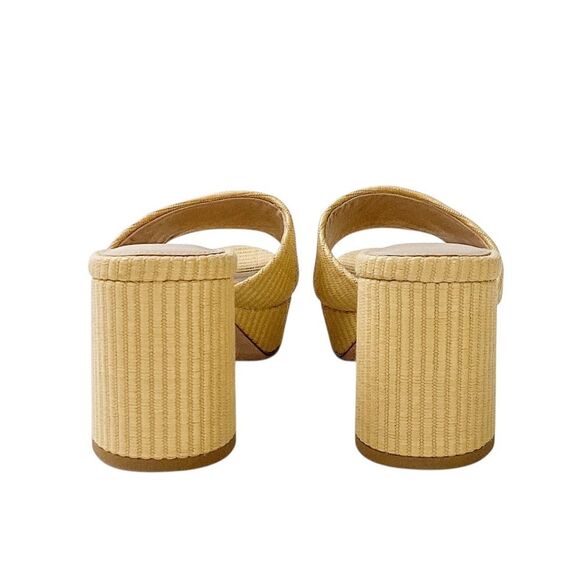 VERONICA BEARD Size 9 M Dali Woven Textured Platform Slide Sandal Raffia Shoes - Picture 6 of 10
